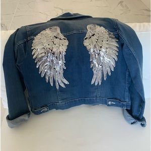 Venus angel jacket with sequence wings